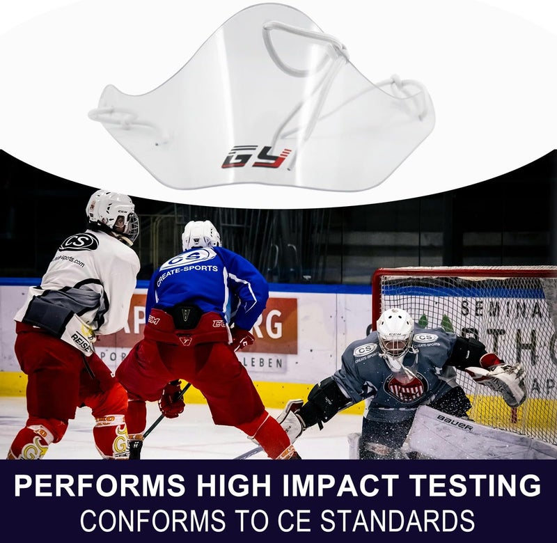 GY Hockey Neck Guard Senior Adult Ice Hockey Goalie Goalkeeper Throat Protector Equipment - Image 2